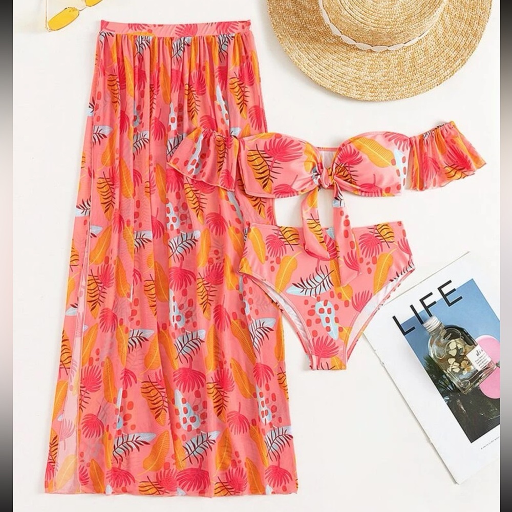 3 piece bathing suit set